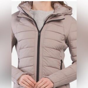 Bernardo Quilted Packable Water Repellant Jacket